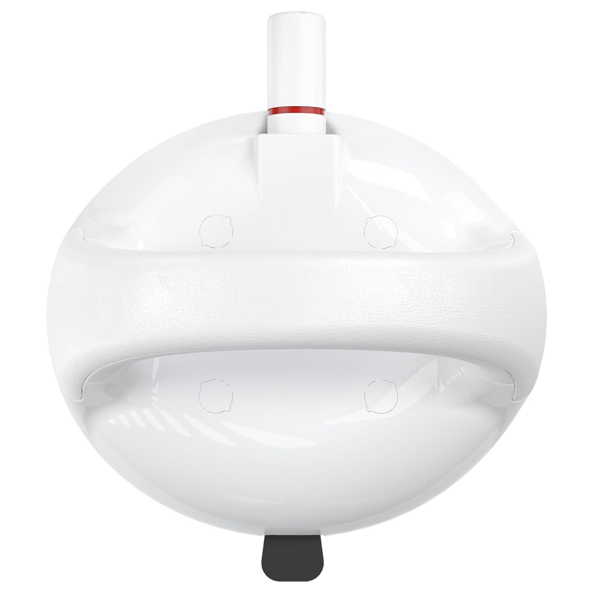 AdelDream Bathroom Suction Cup Handle Portable Shower Handle No Drilling Required Handle for Elderly Handrail for Disabled Handrail for Shower Tub Handle (16 x 18 x 12 cm, White)