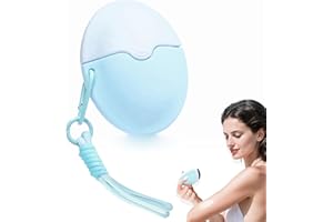 Pretysnow Sunscreen Applicator for Kids, BPA Free Lotion Applicator - Refillable Sunscreen Roller Applicator, Portable Sun Screen & Lotion Tool with Soft Sponge, Summer Travel Essentials (Blue)