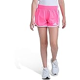 Adidas Girls Elastic Waistband Retro Woven Shorts