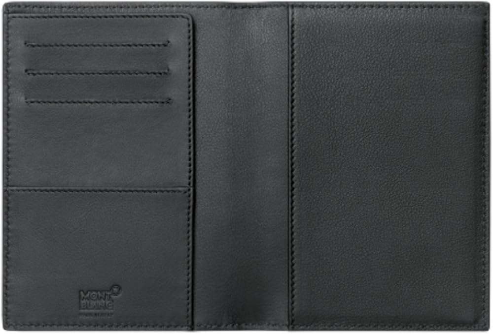 Montblanc Westside Passport Holder, Black, Medium: Clothing