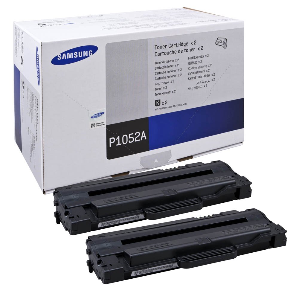 Samsung SV115A MLT-P1052A High Yield Toner Cartridge, Black, Pack of 2