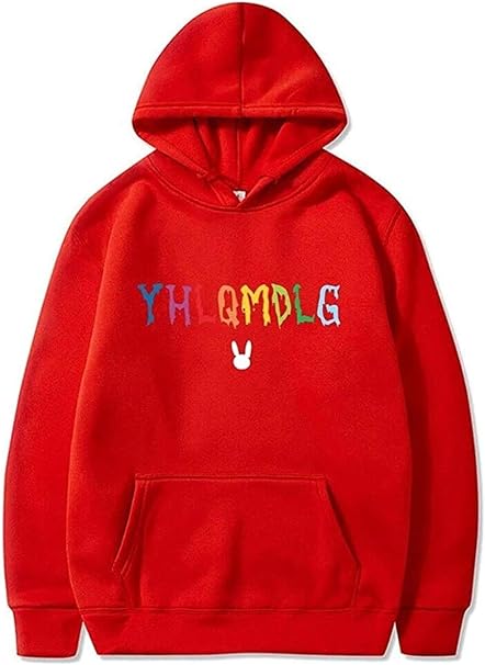 red bad bunny hoodie