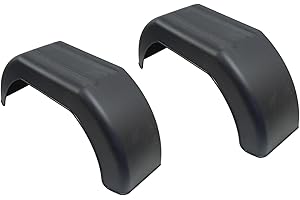 Mudguard for Trailer Wheels 10" Plastic Pair/Wing/Fender TR002