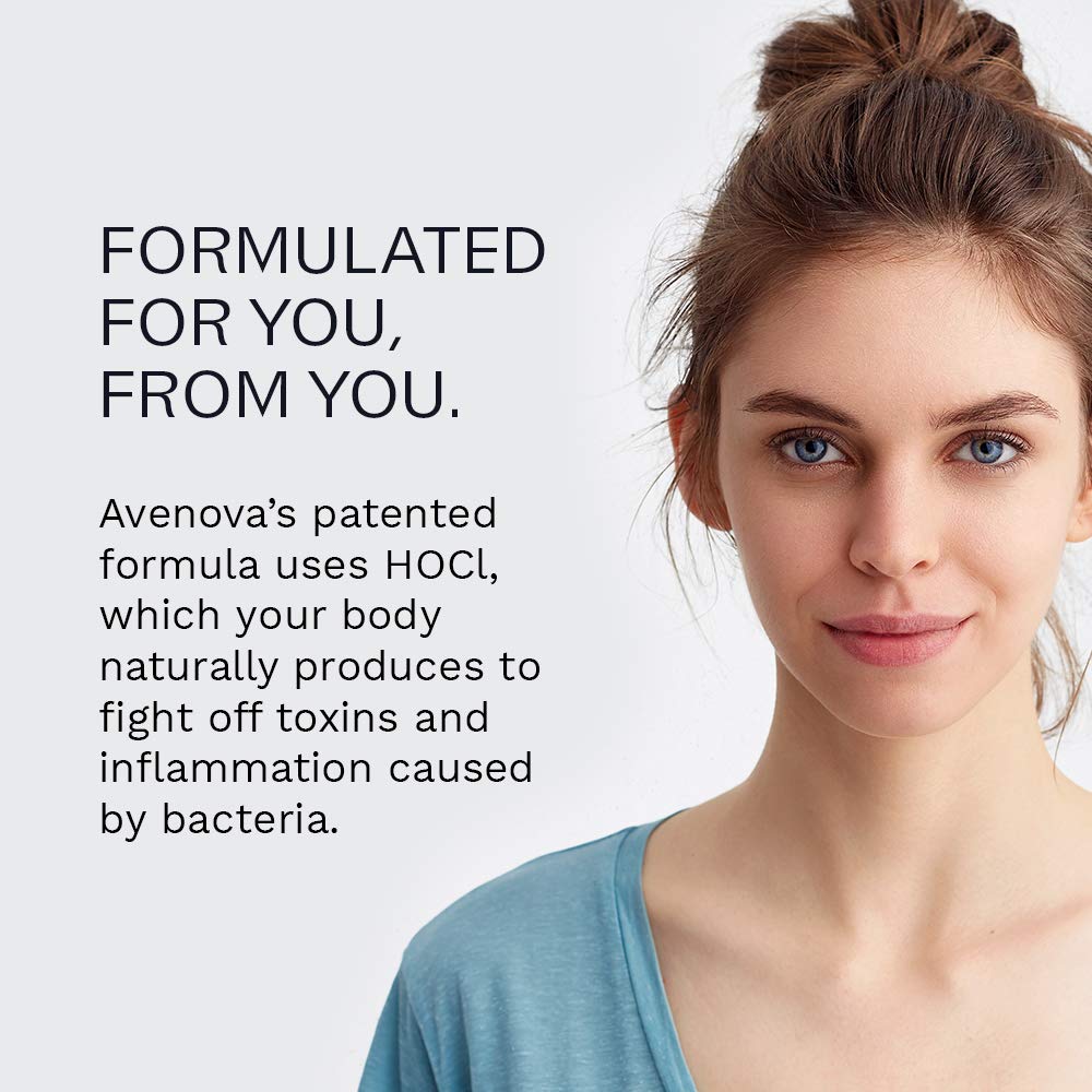 Avenova Antimicrobial Eyelid and Lash Cleanser - Soothing Formula, Effective Relief from Irritation, Dry Eyes, Styes and Blepharitis, Pure and Gentle Hypochlorous Acid Spray, 20mL (0.68 oz) : Beauty