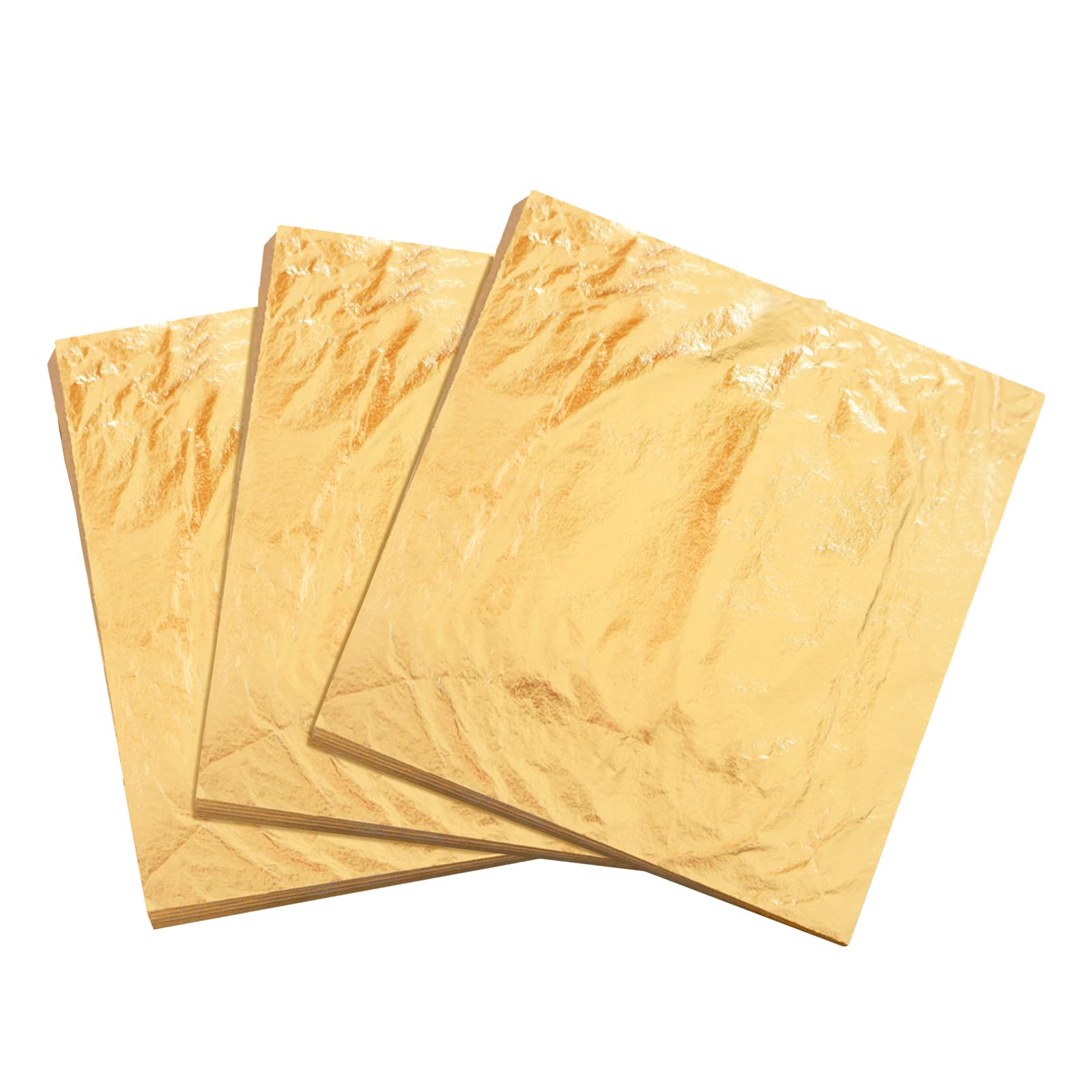 100Pcs Gold Leaf Sheets 5.5