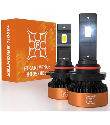 Amazon.com: HIKARI WINGS 2026 40000LM 9005 HB3 LED Bulbs, 45W