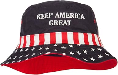 usa flag bucket hat