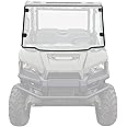 HJSIUTV Front Full Windshield Replacement for 2015-2021 Polaris Ranger Midsize 570 500 Crew EV ETX Scratch Resistant 1/4 Inch