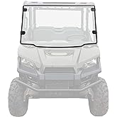 HJSIUTV Front Full Windshield Replacement for 2015-2021 Polaris Ranger Midsize 570 500 Crew EV ETX Scratch Resistant 1/4 Inch