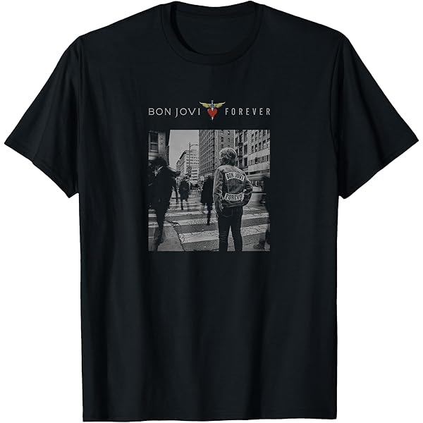 Amazon.com: Bon Jovi New Jersey T-Shirt : Clothing, Shoes