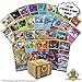 100 Pokemon Cards Featuring - 3 Rares - 3 Foils - 3 Promos - 1 GX! Includes Golden Groundhog Treasure Chest Storage Box!