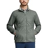 MAELREG Winter Puffer Jackets for Men Full Zip Lightweight Soft Golf Fleece Thermal Winter Coat Mens Jackets Casual Warm