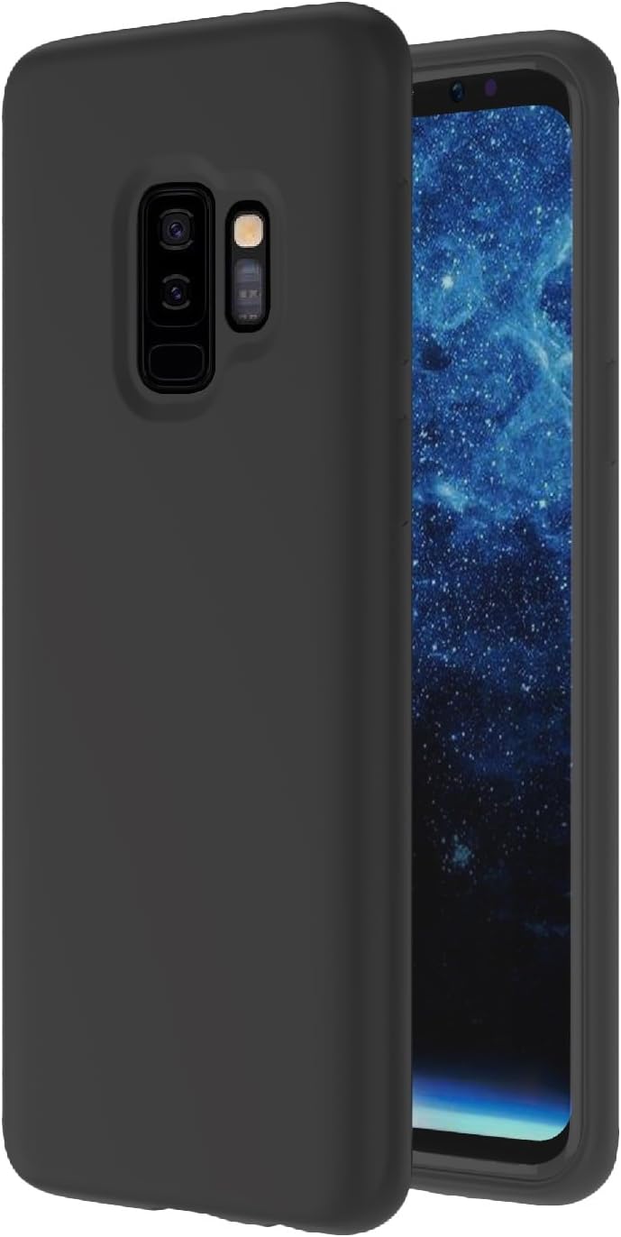 CZARTECH Maverick Soft Silicone Back Cover Case for Samsung Galaxy S9 Plus (Grey)