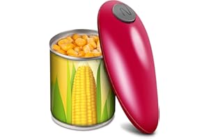 ANKUWA One Touch Electric Can Opener Easy Open Any Can Size with Smooth Edge, Hands Free and Battery Operated Automatic Can Opener for Kitchen, Kitchen Gadget Can Opener Electric for Seniors and Arthritis
