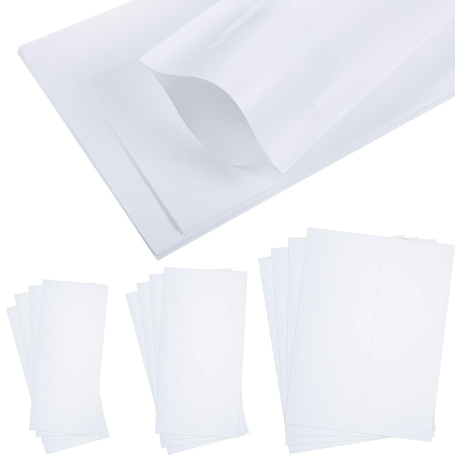 30 Pieces Sublimation Shrink Wrap Film 3 Different Sizes