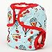 One Size Cloth Diaper Cover Snap with Double Gusset (Hot Air Balloon)