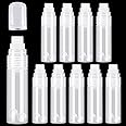 Kabcifea 10 Pack Refillable Acrylic Paint Markers 15 mm Empty Acrylic Markers Clear White Marker Pens Empty Fillable Paint Touch Up Pen for Rock Painting Wood Graffiti Paper Drawing