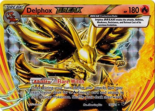 Pokemon Delphox Break 14124 Xy Fates Collide Holo