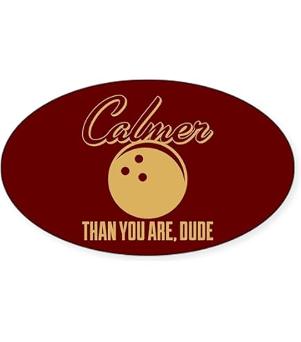 The Big Lebowski Bumper Sticker - 5 Inch Vinyl Decal For Cars, Laptops, Windows