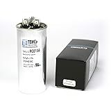 TEMCo 55+5 uf/MFD 370-440 VAC Volts Round Dual Run