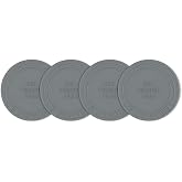 Le Creuset Silicone Coasters (est. 1925), Set of 4, Oyster