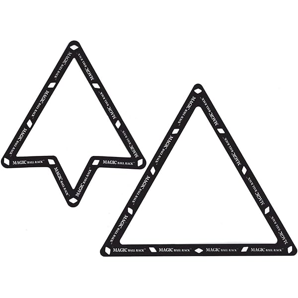Snooker Chalk 8 Ball Plastic Pool Billiard Table Rack Triangle Rack ...