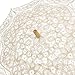 Birsppy Remedios(19 colors) Ivory Vintage Bridal Wedding Cotton Lace Parasol Umbrella