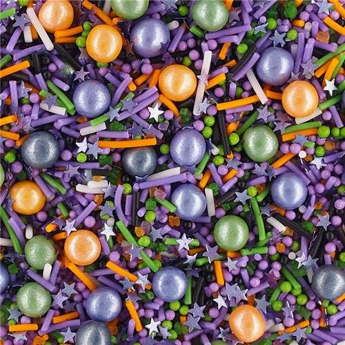 Spooky Shadow Sprinkles Mixes Gluten GMO Nut Dairy Soy Free Cake Decoration