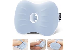 FORCANBY Leg & Knee Pillow for Side Sleepers - Smooth Spine Alignment Pillow - Memory Foam Knee Pillows for Back Hip Pain, Spine Aligning, Sciatica, Surgery Recovery, Pregnancy