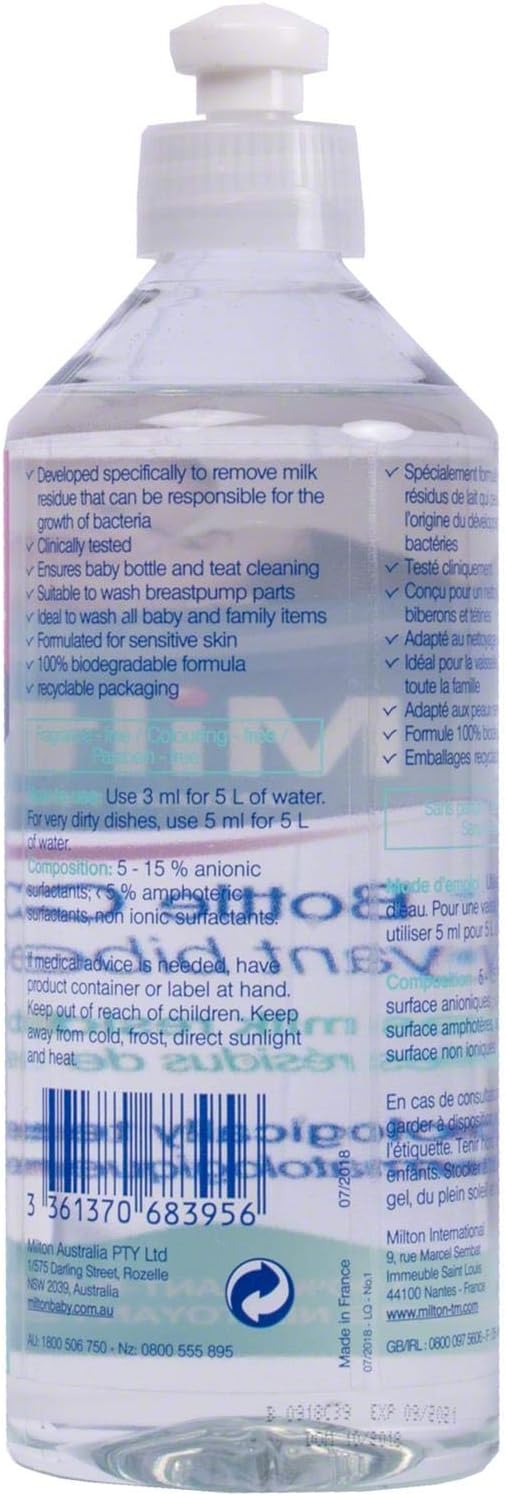 milton baby milk bottle