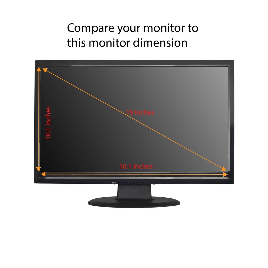 Anti Blue Light Screen Protector (3 Pack) for 19 Inches Widescreen