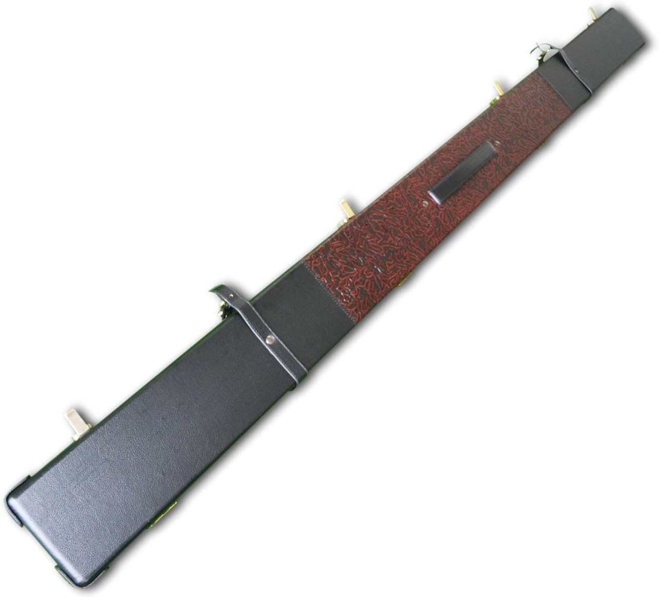 GENUINE UK SELLER + FREE DELIVERY - 1 WIDE ONE PIECE PATCHWORK SNOOKER CUE CASE WITH 3 SLOTS