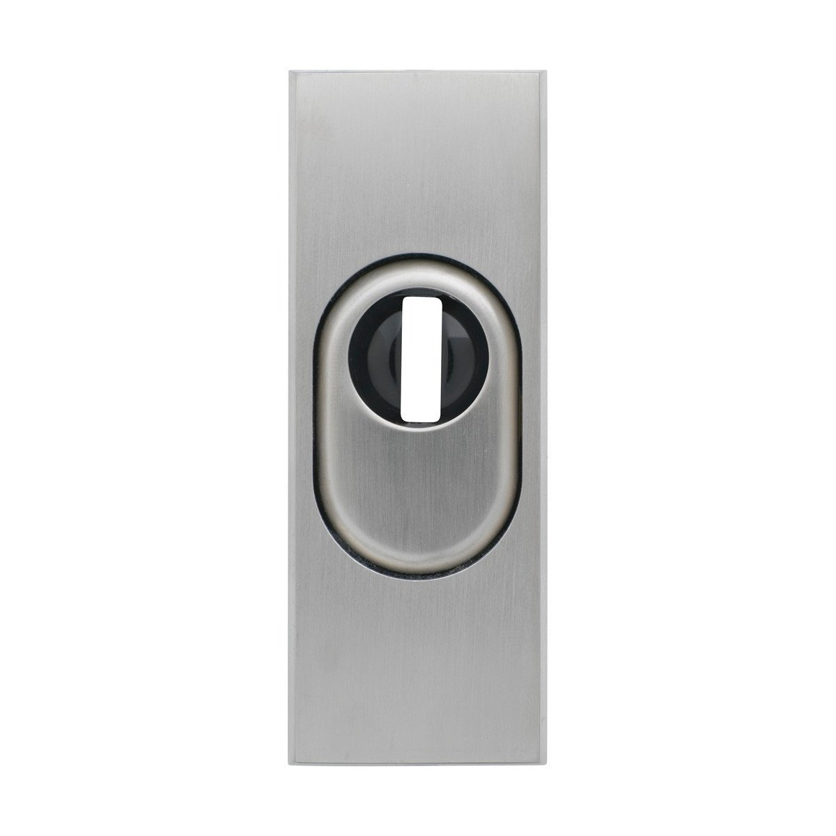 ABUS RSZS316 ER SB 12543 Stainless Steel Lock Rosette with Cylinder Protection for Metal Door