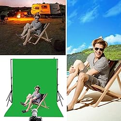 HEMMOTOP Green Screen Backdrop, 10 x 20 ft