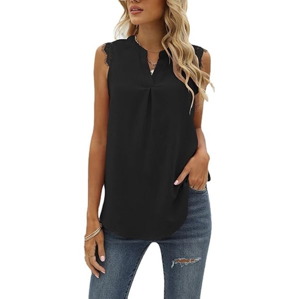 NIC+ZOE Women's Petite Falling Chiffon Woven Tank, Dark Indigo at