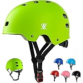 Youth Kids Bike Helmet, Skateboard Bicycle Helmet for Age 3-5-8-10-12-14 Teen Boys Girls Adjustable and Multi-Sport for Scooter BMX Roller/Inline Skate