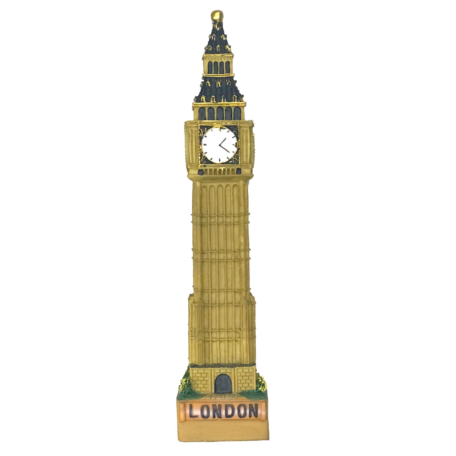 London Big Ben - Painted Medium (20 cm) Big Ben, The Parliament Clock Tower Landmark Model, Collectable Souvenir