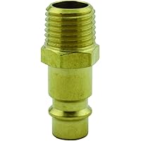 Milton Industries 760 1/4" MNPT V Style High Flow Plug-Box of 10