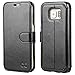 OCASE Samsung Galaxy S6 Edge Case [Slim Fit] Leather Wallet Case for Samsung Galaxy S6 Edge Device - Black