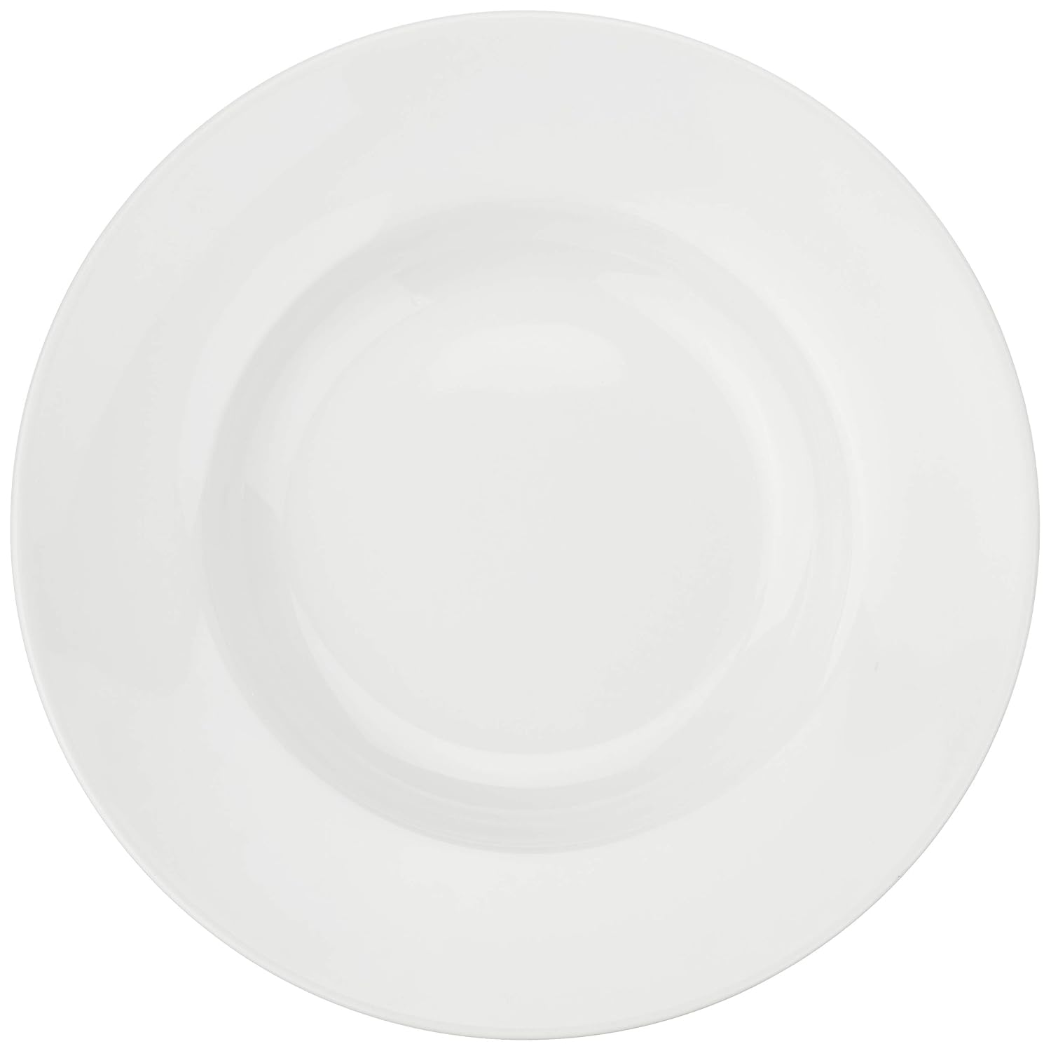 Olympia CC214 Athena Hotelware Rimmed Soup/Pasta Bowl - 210ml 7oz 228mm 9" (Box 6), White, 228mm/ 9" - Image 3