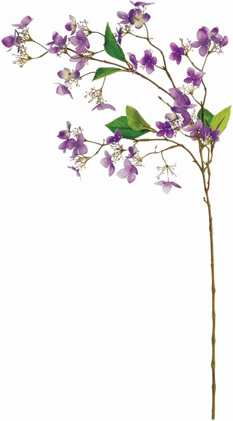 Amazon 東京堂 アーティフィシャルフラワー 造花 朝露あじさい ラベンダー 花径4 5 長さ 約cm Fm 011 1本 造花 オンライン通販