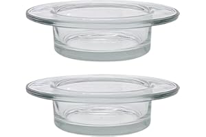 Pack of 2 Glass Replacement Warmer Trays Essential Oil Melting Dish Aromatherapies Diffuser Heating Bowls Melting Bowl