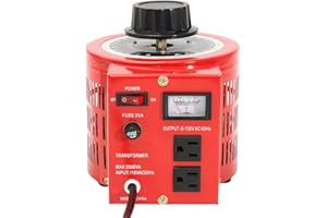 EX ELECTRONIX EXPRESS 20 Amp Variable Transformer, 2000va Max, 0~130 Volt Output by Electronix Express