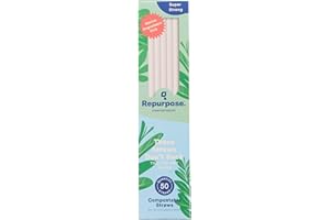 REPURPOSE COMPOSTABLES Repurpose, Eco-Bendy Straw, 50 Count