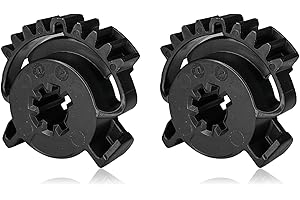 SWQS 2PCS HVAC Blend Door Actuator Gear Kit, Heater AC Mode Door Actuator Gear Replacement for 2011-2019 Jeep Grand Cherokee 