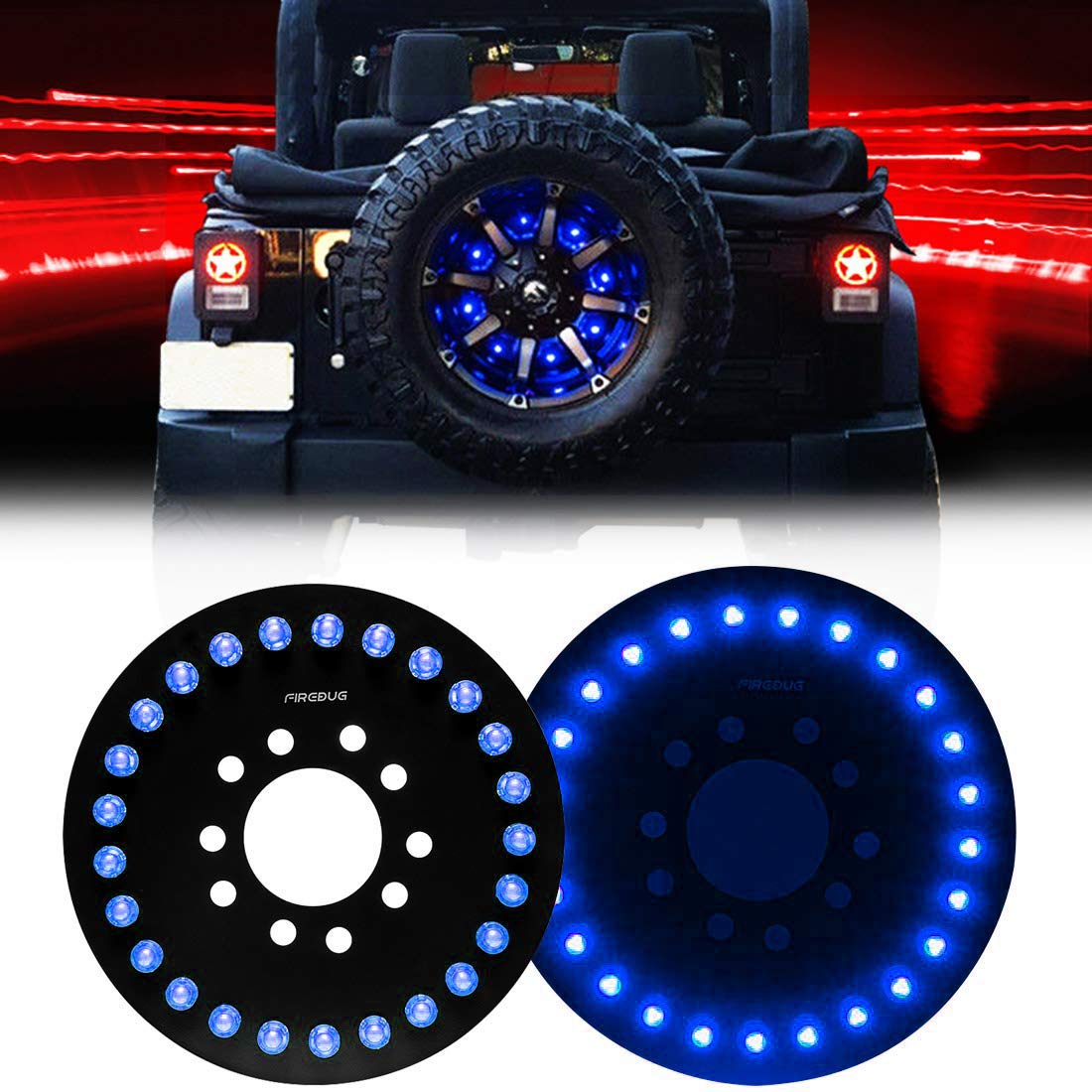 Buy Firebug JK 3rd Brake Light LED, JK Spare Tire Brake Light, 25 LED