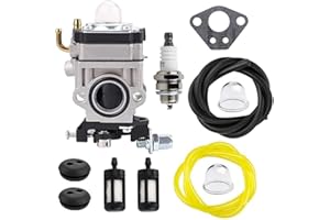 HPENP 300486 Carburetor for Earthquake E43 E43CE Auger MC43 MC43E MD43 Tiller Cultivator WE43 WE43E Edger Powermate PEA438 PCV43 Southland SCV43 SEA43 Eskimo Mako 51.7cc M43 43cc Engine