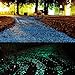 Homder 220pcs Glow in the Dark Garden Pebbles for Walkways & Decor and Plants Luminous Stones in Blue & Green & White
