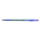 BIC Round Stic Grip Xtra Comfort Ball Pen, Medium Point (1.2mm), Purple, 12-Count