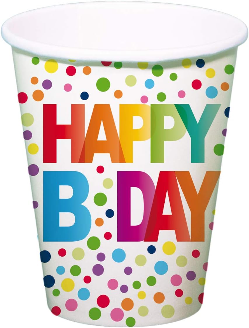 Folat Birthday Decoration B DAY (Party Cups)